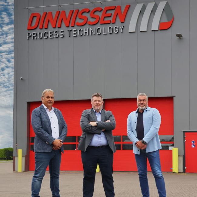 Dinnissen Process Technology opens new branch in the United Kingdom