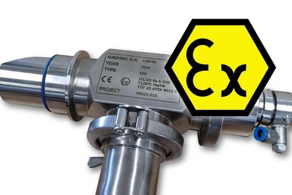 Dinnissen Sampling Unit now ATEX certified