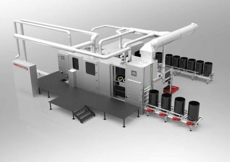 System Integration - complete processing line (3D)