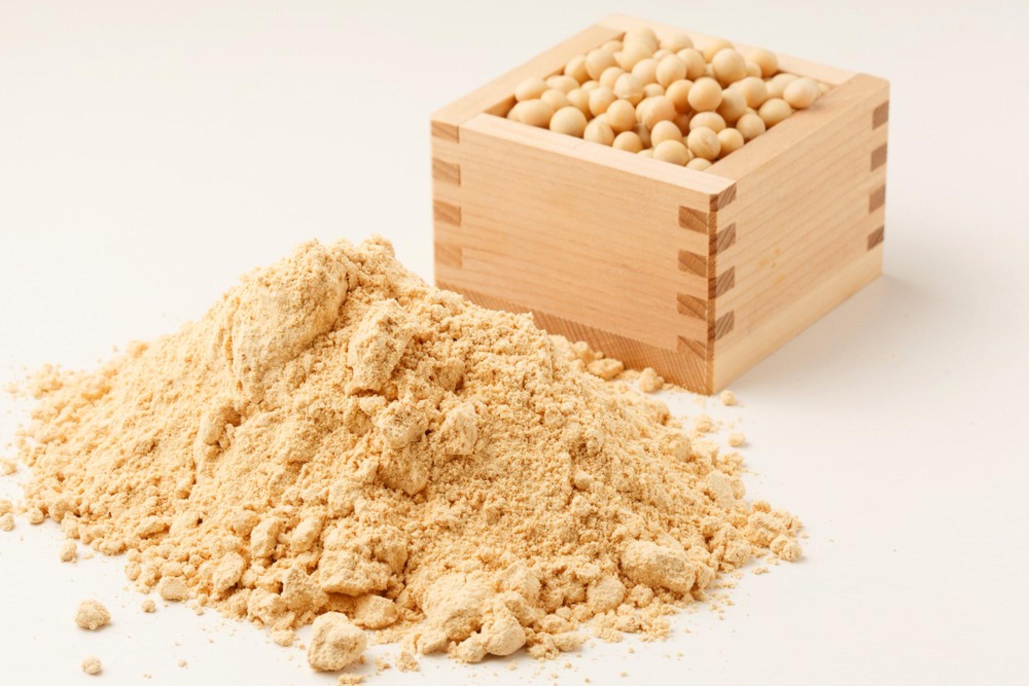 Soy proteins with soybeans